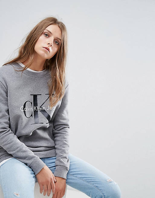 Calvin Klein Jeans logo sweatshirt | ASOS
