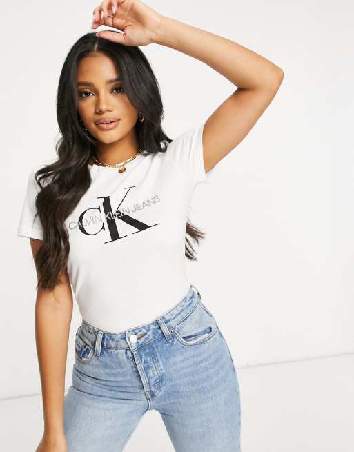 Calvin klein jeans shop t shirt womens