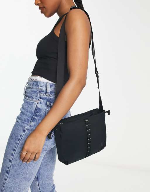 Calvin Klein Logo Strap Crossbody Bag In Black - FREE* Shipping