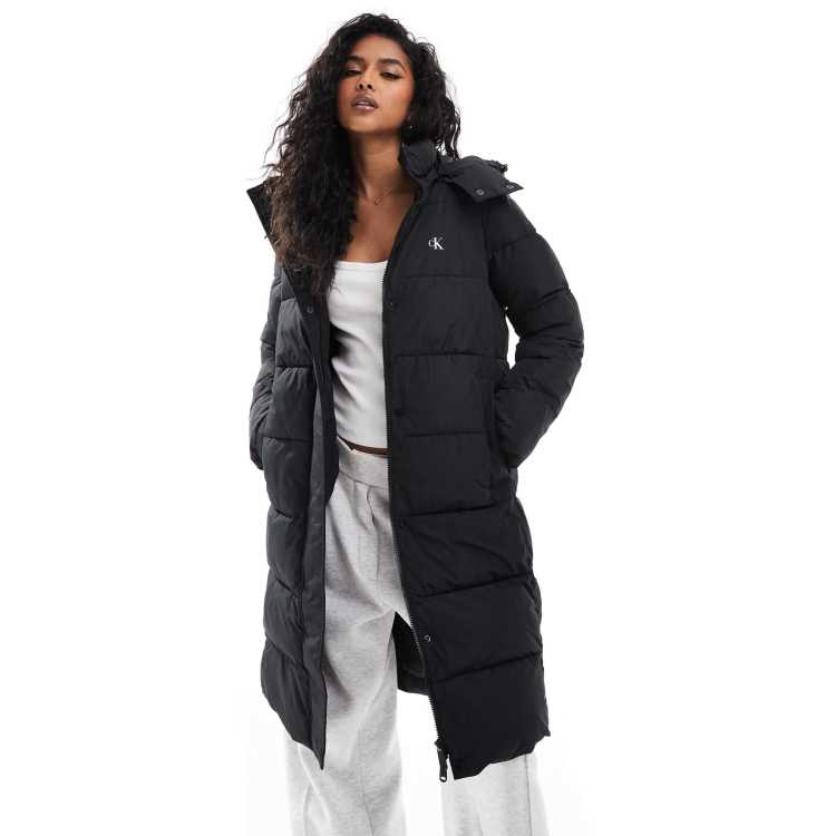 Long Puffer Jacket Calvin Klein Womens Parka Klein Puffer Calvin