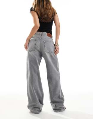 Calvin Klein Jeans Est.1978 Low Rise Baggy Jeans In Gray