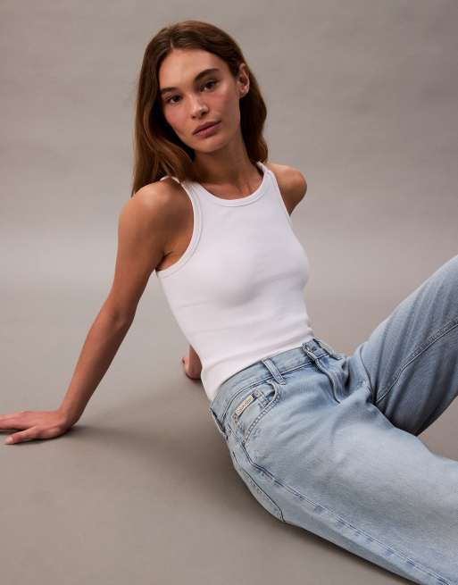 Calvin Klein Jeans low rise distressed baggy jeans in sunbleached wash, 4 of 5