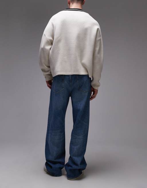 Calvin Klein Jeans - Løstsiddende jeans i mellemblå vask i 90'er-stil, 2 af 5