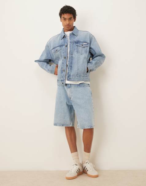 Calvin Klein Jeans - Lyseblå denimshorts i 90'er-stil - view 1