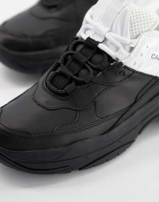 calvin klein jeans baskets chunky en cuir