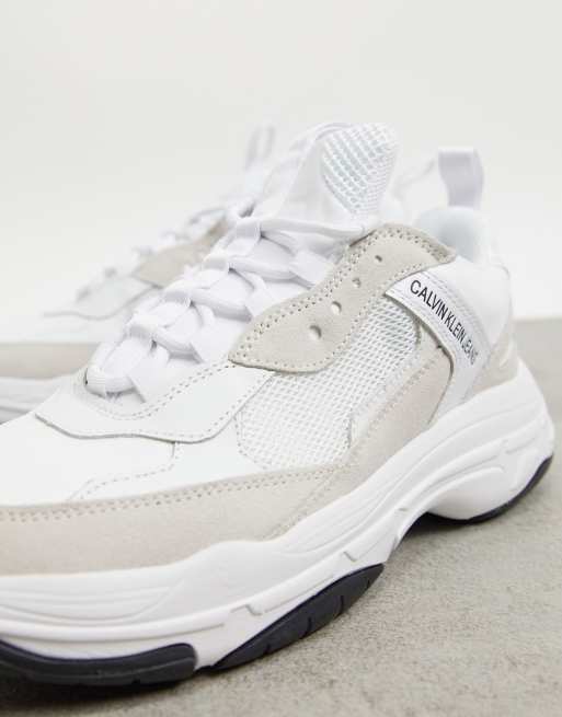 Calvin Klein Jeans Marvin Baskets Blanc ASOS