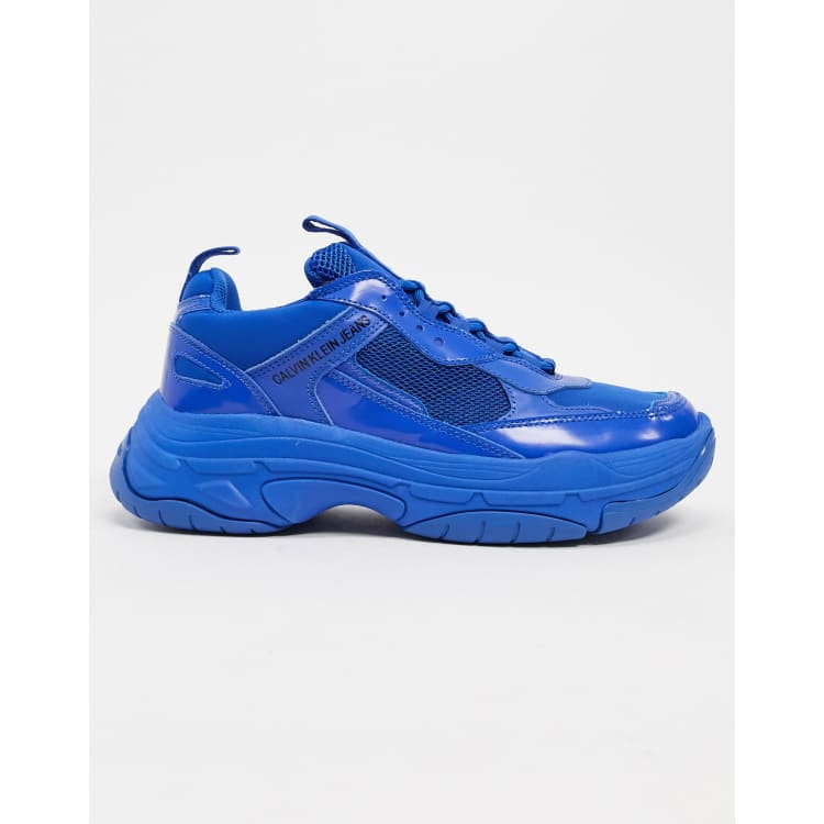 Calvin klein hot sale blue trainers