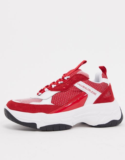 calvin klein sneakers maya white