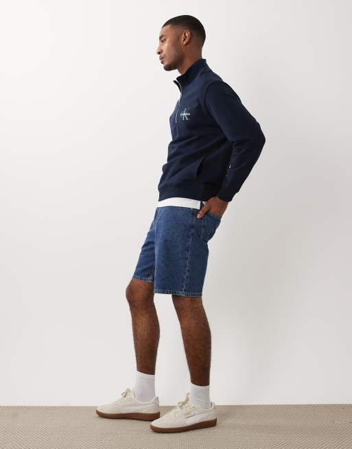 Calvin Klein Jeans - Mellemblå forvaskede og løstsiddende jeans, 3 af 5