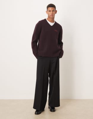 Calvin Klein Jeans Est.1978 Merino Wool Sweater In Multi