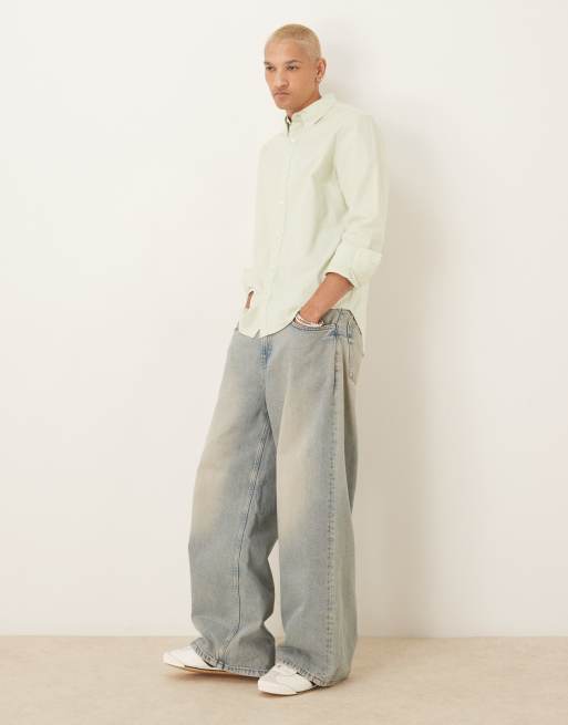 Calvin Klein Jeans – Miętowozielona koszula Oxford, 4 z 4