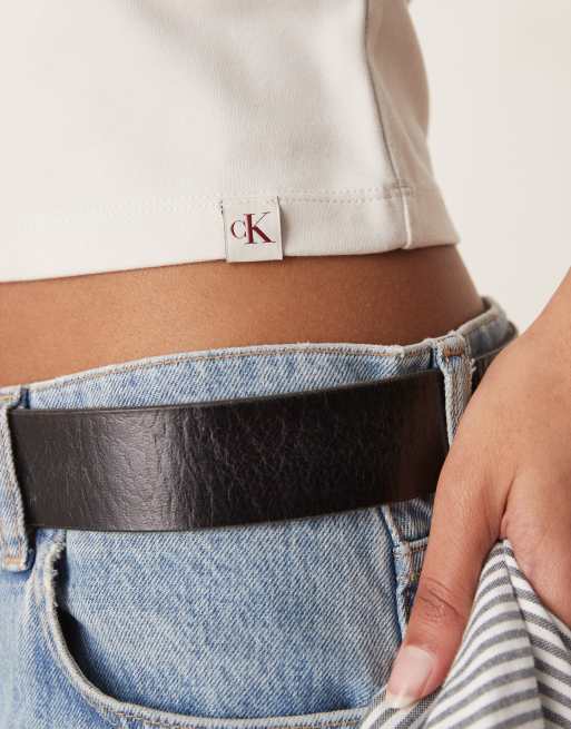 Calvin Klein Jeans - Milano - Débardeur en jersey - Craie, 2 de 4