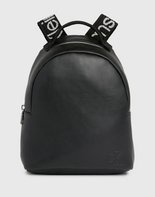 Calvin Klein Jeans Mini Round Backpack in Black