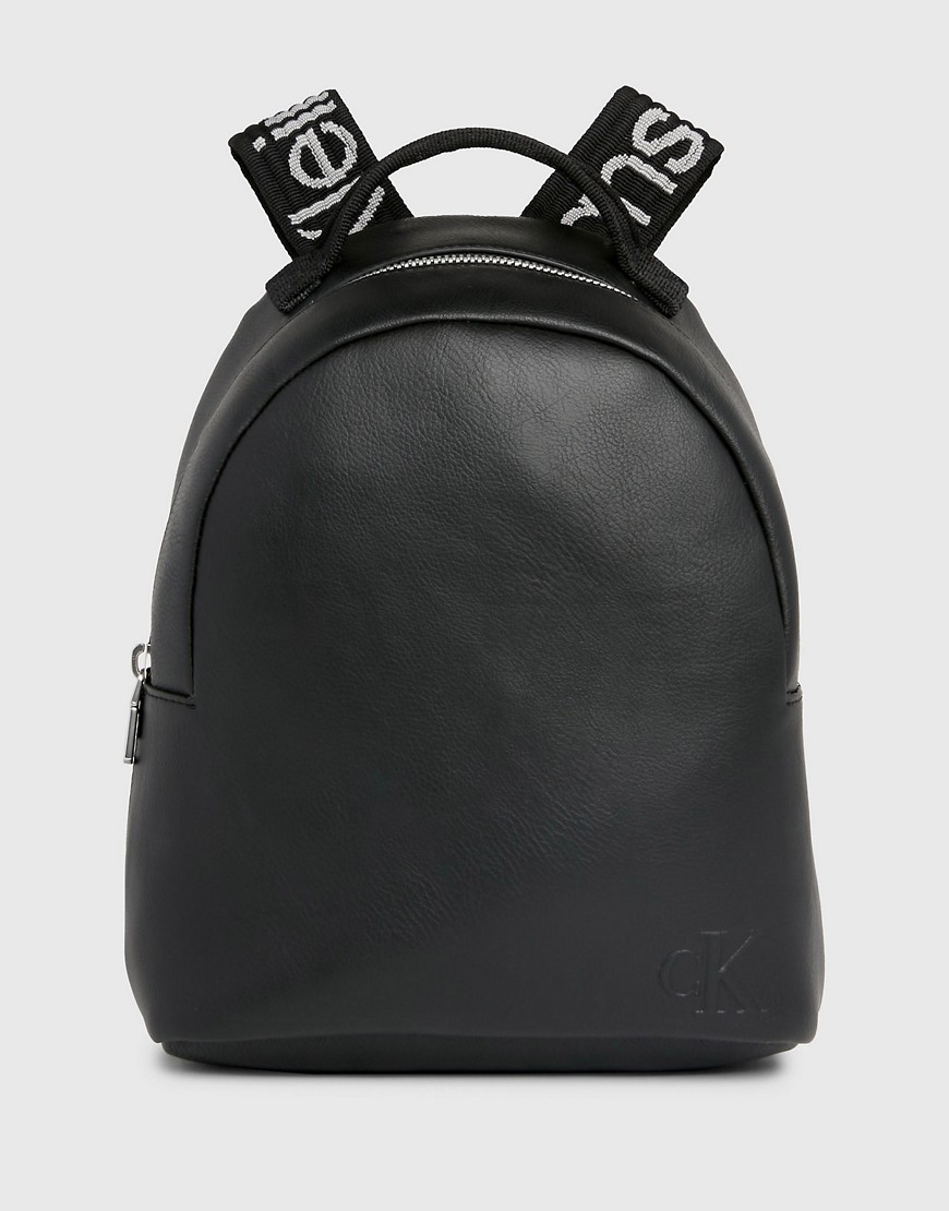 Calvin Klein Jeans Mini Round Backpack in Black