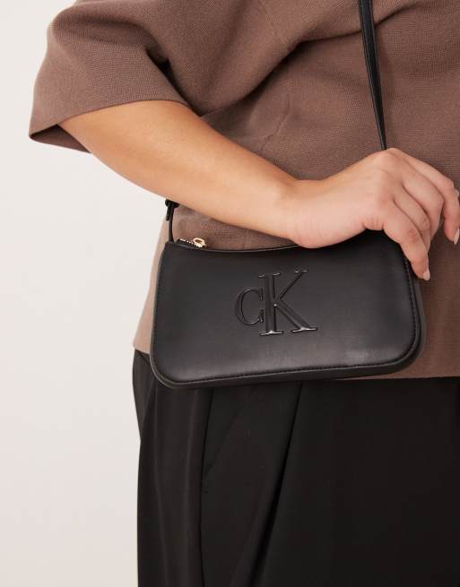 Calvin Klein Jeans – Mini-Tasche in Schwarz mit Logo, 4 von 4