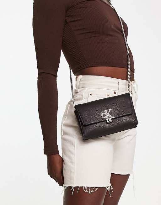 Buy Calvin Klein Women Brown Monogram Sling Bag - NNNOW.com