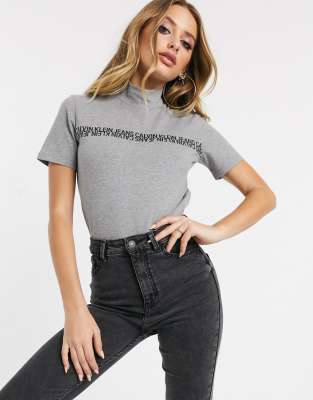 calvin klein mock neck sweatshirt