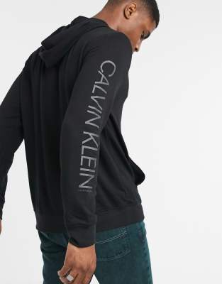 calvin klein jeans hoodie black