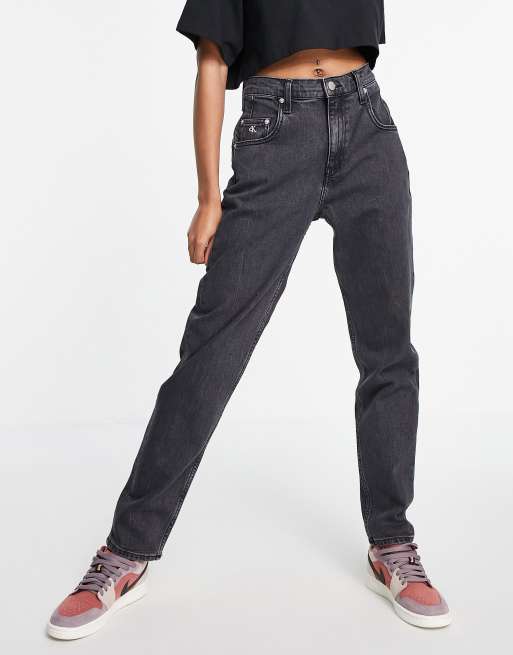 Jeans best sale mom negros