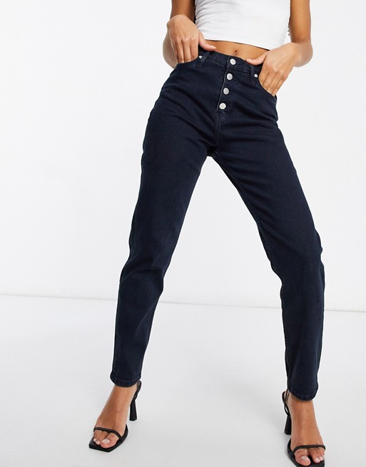 Calvin Klein Jeans mom jean in blue black