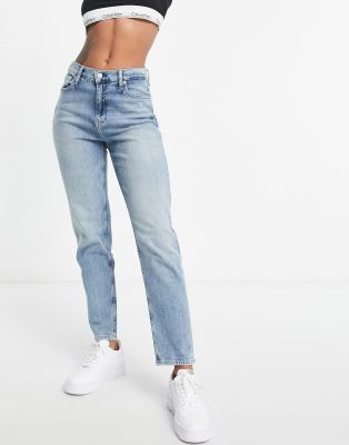 ck mom jeans