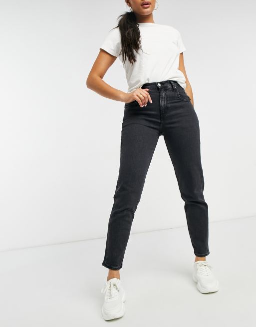 Calvin Klein Jeans mom jean in washed black