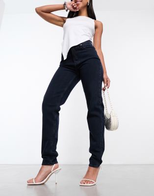 Calvin Klein Jeans - Mom-Jeans aus dunklem Denim-Blau