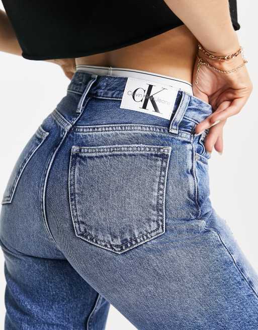 Calvin Klein Jeans - Mom jeans lavaggio medio, 2 di 4