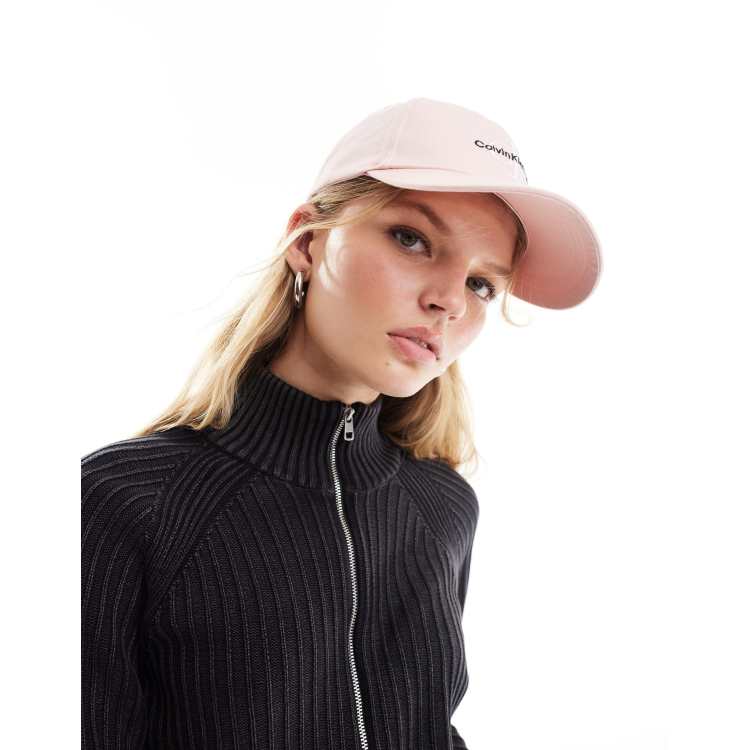 Pale pink best sale baseball cap