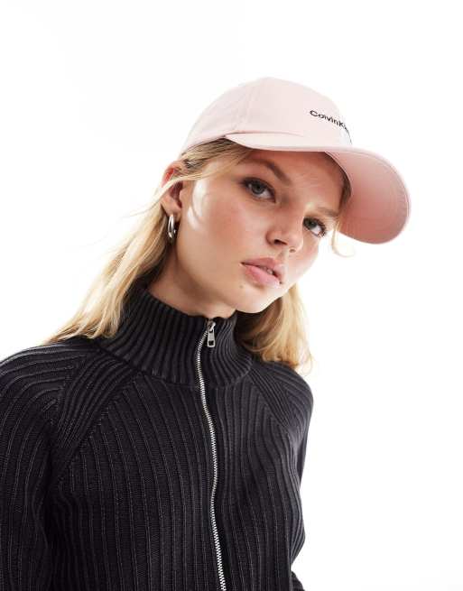 Calvin Klein Jeans ASOS in baseball monogram | pink pale cap