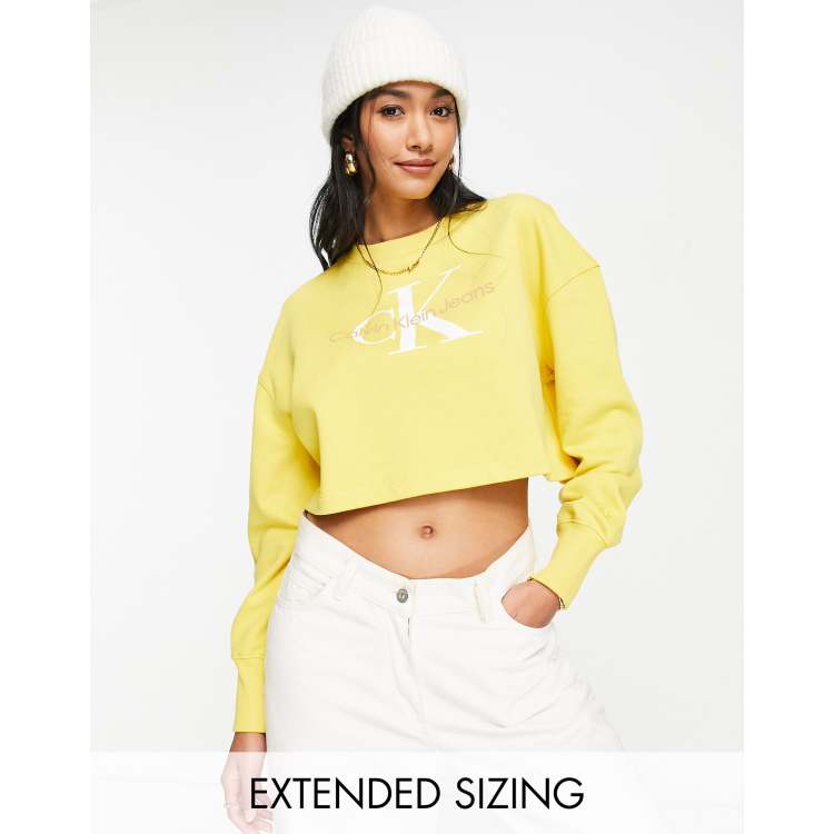 Calvin klein yellow on sale sweater