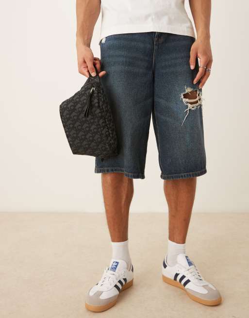   JEANS★ CKJ l Monogram Mini Cross Bag Calvin Klein Jeans monogram cross body bag in black | ASOS