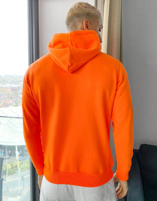 calvin klein orange hoodie