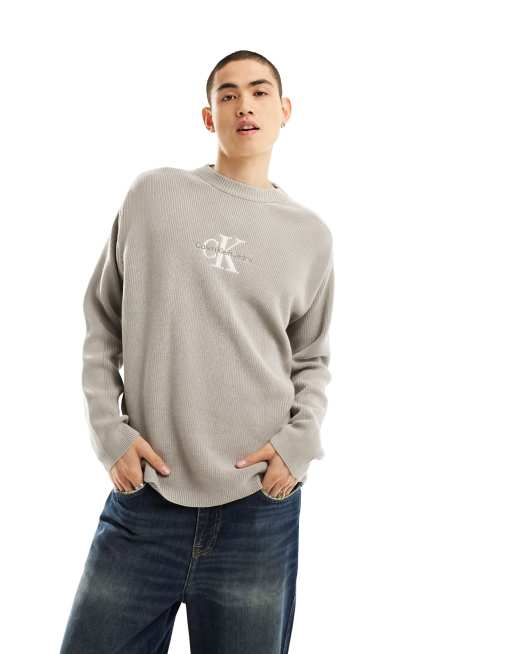 Calvin Klein Jeans MONOGRAM LOGO Grey - Fast delivery