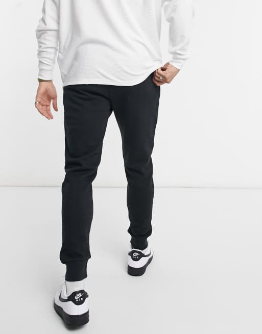 Klein Jeans black sweatpants | monogram Calvin logo in ASOS