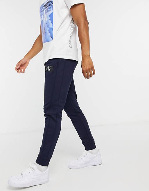 Calvin Klein Jeans monogram patch joggers