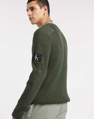 calvin klein khaki jumper