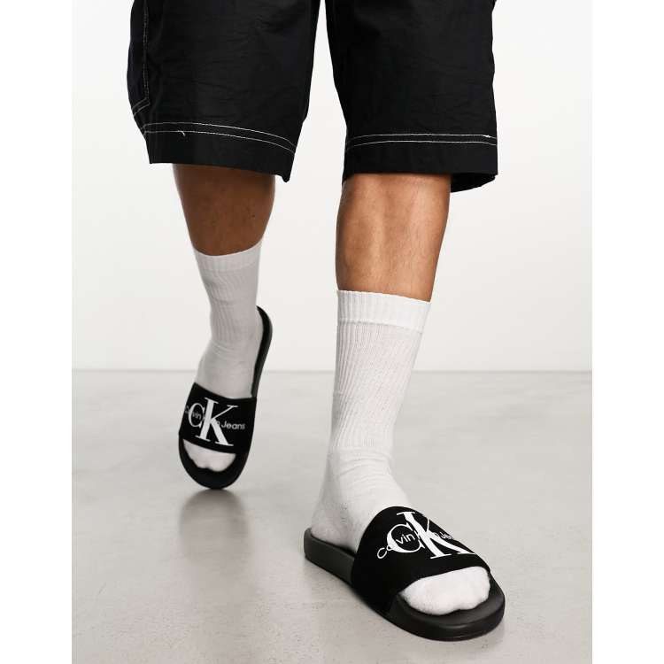 Mens calvin klein store sliders