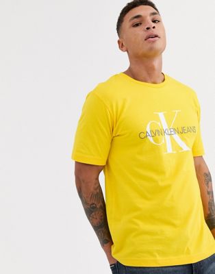 calvin klein t shirt yellow