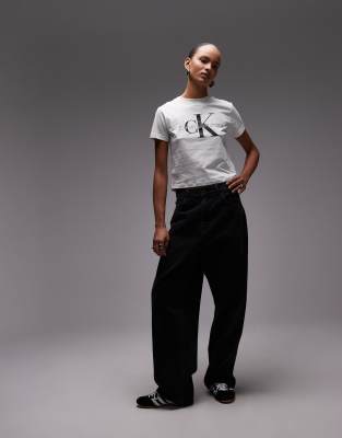Calvin Klein Jeans Est.1978 Short-sleeved T-shirt In White