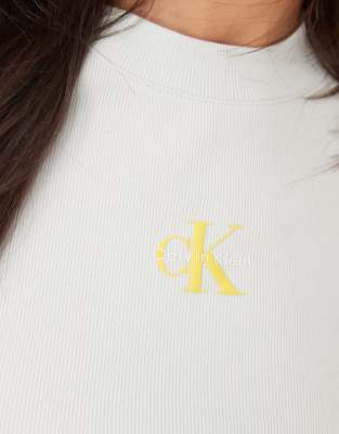Calvin Klein Jeans Est.1978 Green Cotton T-shirt In Green