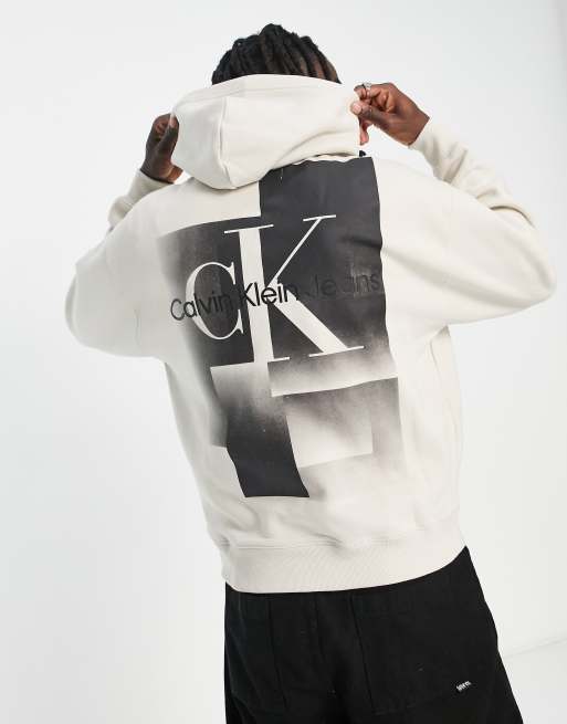 Hoodies and sweatshirts Calvin Klein Jeans Gradient Ck Hoodie White