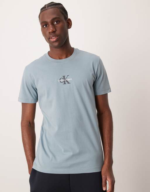 Calvin Klein Jeans monologo t-shirt in grey