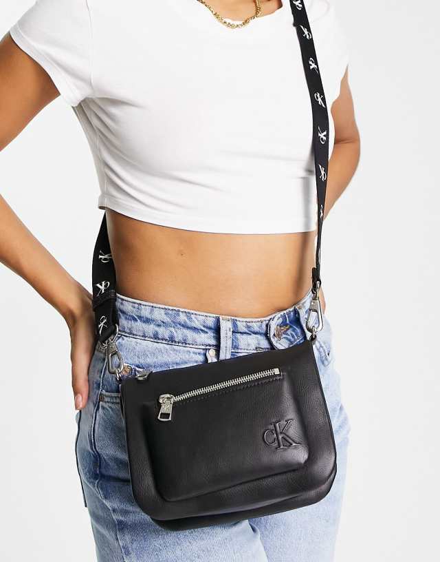 Calvin Klein Jeans multi cross-body bag in black