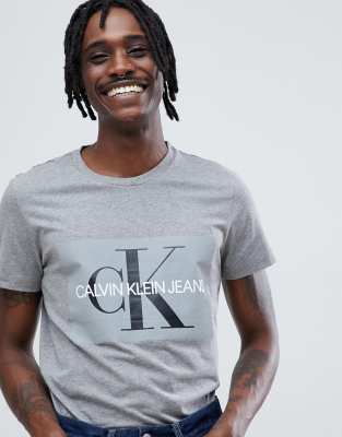 calvin klein jeans grey t shirt
