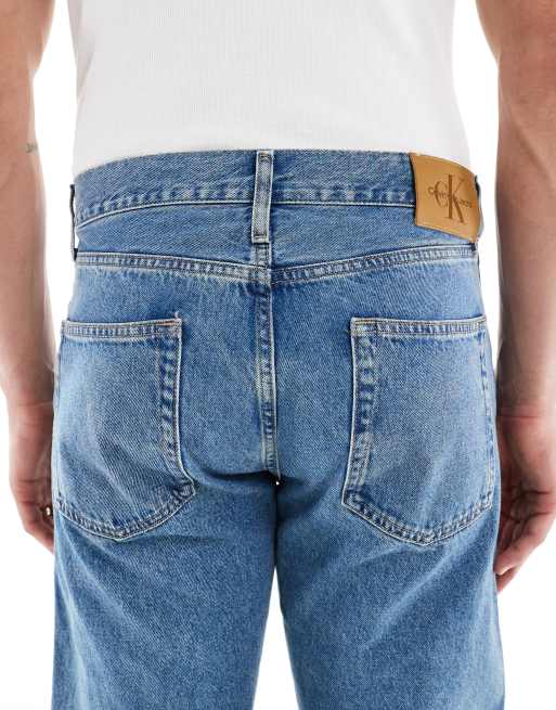 Calvin Klein Jeans – Niebieskie jeansy o prostym kroju, 4 z 5