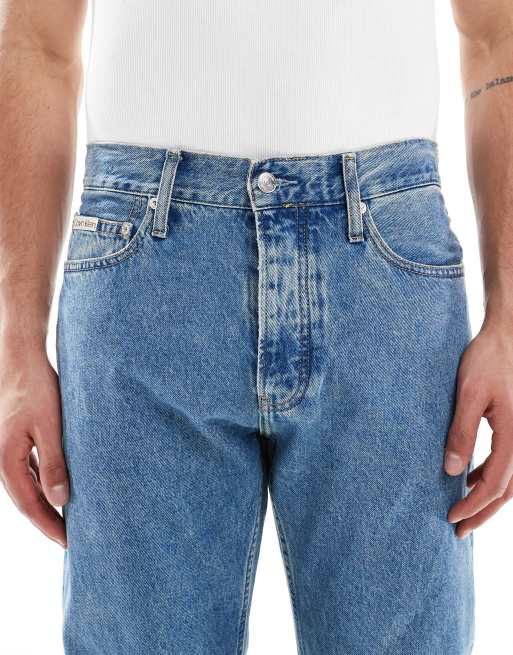 Calvin Klein Jeans – Niebieskie jeansy o prostym kroju, 5 z 5