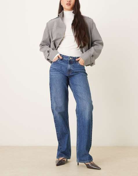 Calvin Klein Jeans – Niebieskie jeansy z prostymi nogawkami w stylu lat 90. - view 1