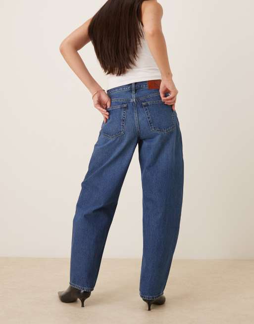 Calvin Klein Jeans – Niebieskie luźne jeansy barrel, 2 z 5