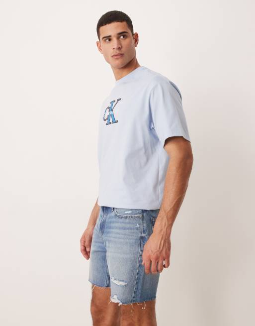 Calvin Klein Jeans – Niebieskie szorty jeansowe, 3 z 5